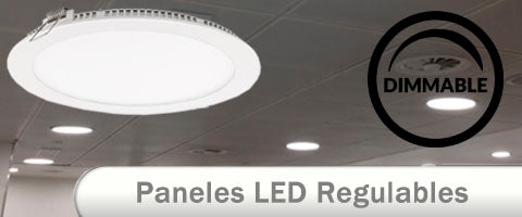 Paneles LED regulables