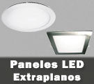 Paneles LED de empotrar extraplanos finos en redondo y cuadrado