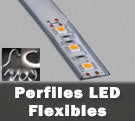 Perfiles de aluminio LED flexible doblable