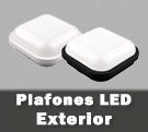 Plafones LED para exterior techos