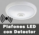 Plafones LED con detector de movimiento sensor incorporado