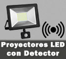 Proyectores de LED exterior con sensor detector de movimiento