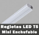 Regletas LED enchufables mini T5