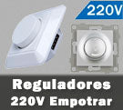 Reguladores LED 220V para empotrar