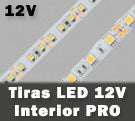 Tiras LED 12V interior profesionales IP20 para interior