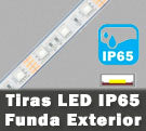 Tiras LED IP65 para exterior en funda