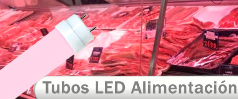 Tubo LED para alimentación supermercados luces