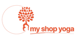 logo my shop yoga - orange foncé