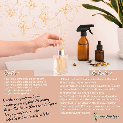 Recette parfum d'intérieur - DIY - Blog My Shop Yoga