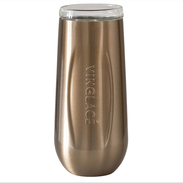 Vinglacé Glass-Lined Double Wall Insulated Coffee Mug with Lid - 12 oz –  UnMask