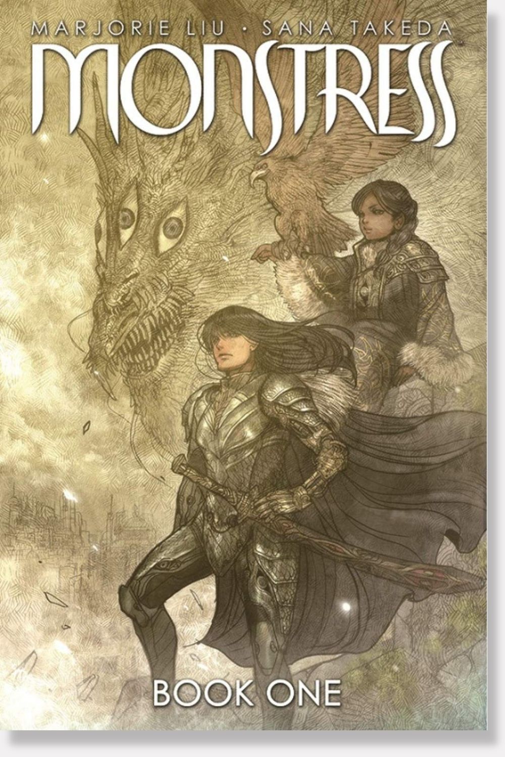 Monstress by Marjorie Liu; illustrated by Sana Takeda - book cover