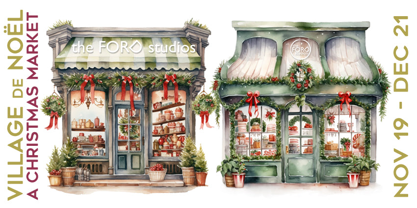 Join us for "Village de Noël" a dream-like Christmas market at The FORD Studios in Downtown Marion, VA.