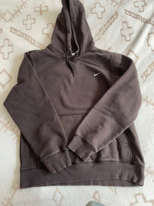 nike dark brown hoodie