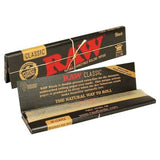 Raw Classic Black King Size Slim Rolling Papers 50ct Box - SouthFloridaVape