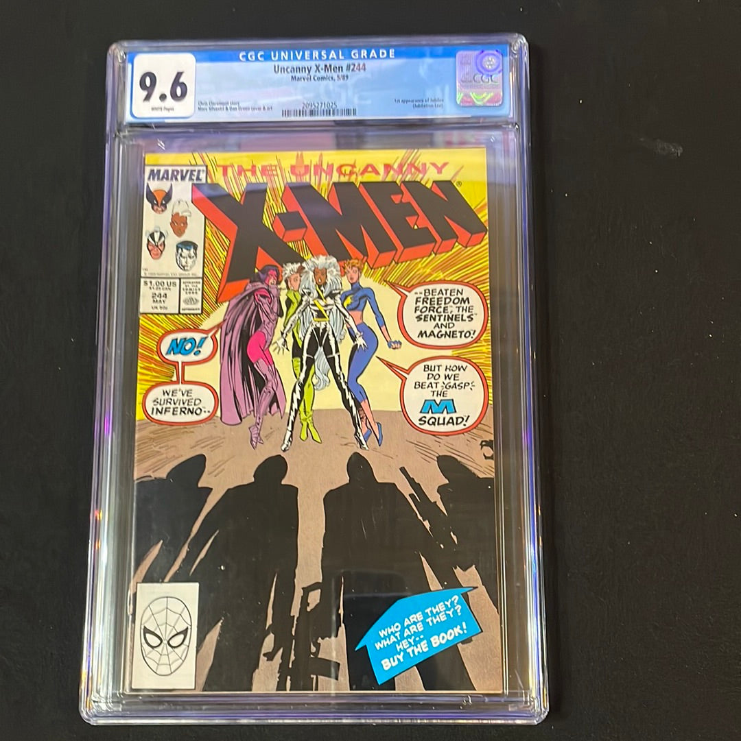 Uncanny X-Men #244 | CGC 9.6 | First Appearance Of Jubilee