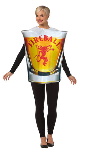 Adult Fire Ball Shot Glass Costume from Party Stuff Canada - Couple Costumes