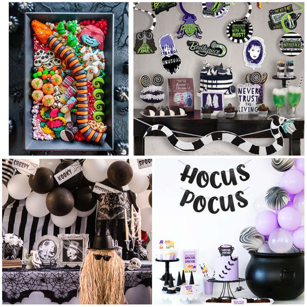 Halloween party ideas for a Flicks and Frights themed kid's party.