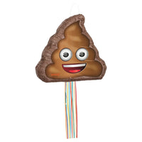 Pinata - Pull, Poop Emoji Shaped