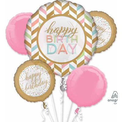Foil Balloon - Pastel Confetti Birthday