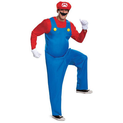 Mario Deluxe 38-40 Adult Costume