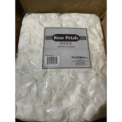 Rose Petals - 2000Pc White