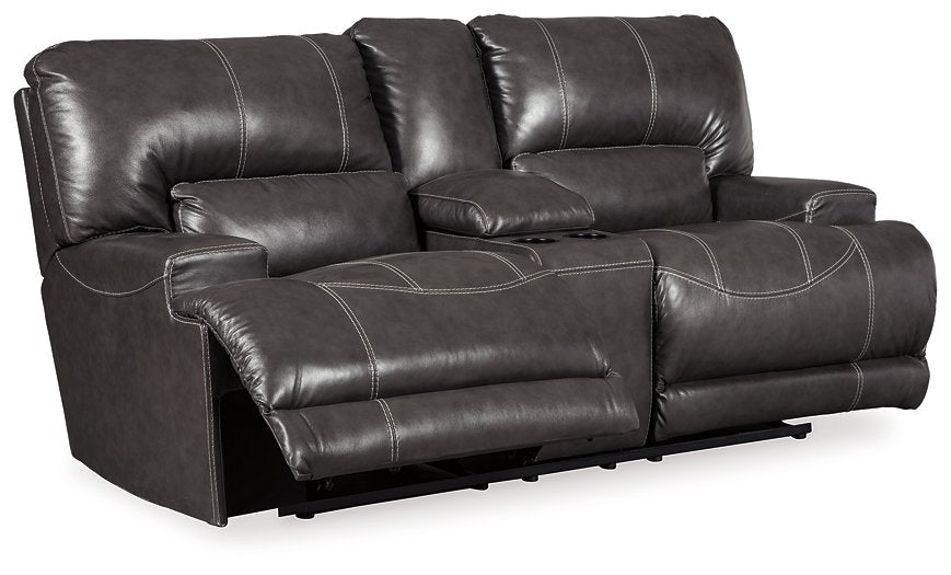 McCaskill Console - Equipped Power Reclining Loveseat