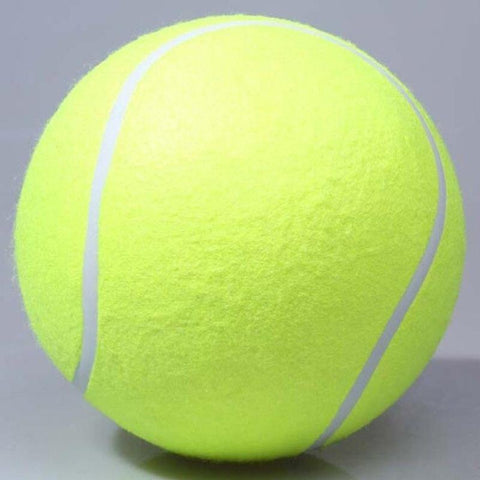 balle de tennis géante pour chien