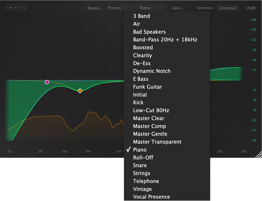 Dynamic EQ Preset Browser