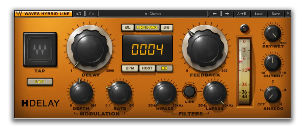 Waves H-delay FX Plugin