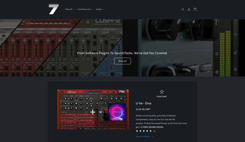 SOUND7 Audio plugin retailer