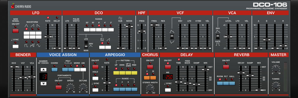 Cherry Audio DCO 106 シンセ プラグイン