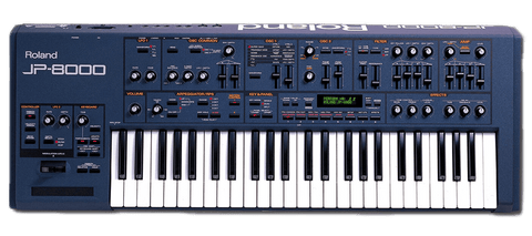 Roland JP-8000 シンセサイザーとプリセット パック