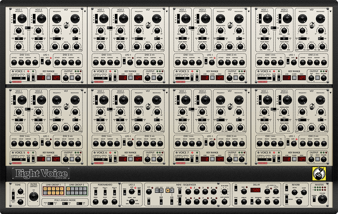 Cherry Audio Oberheim Eight Voice Synth Plugin and VST at SOUND7