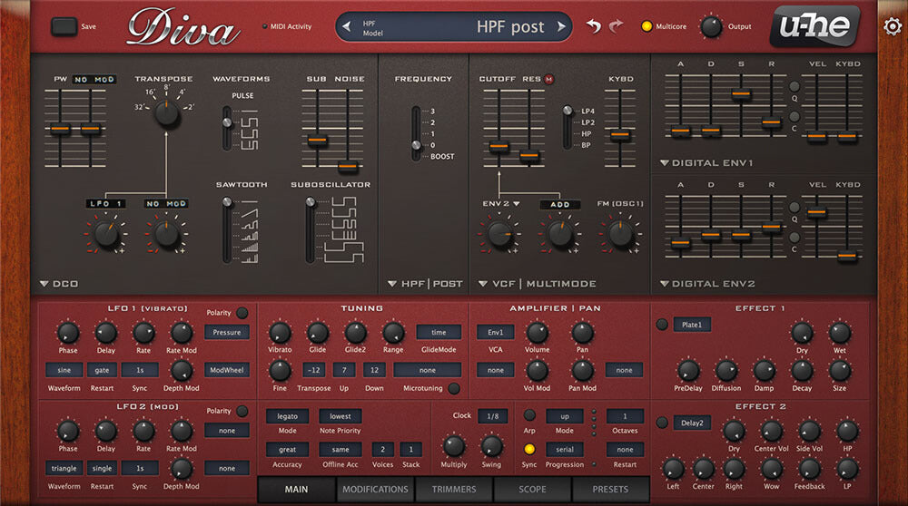 u-he-diva-synth-best vst plugins for synthwave