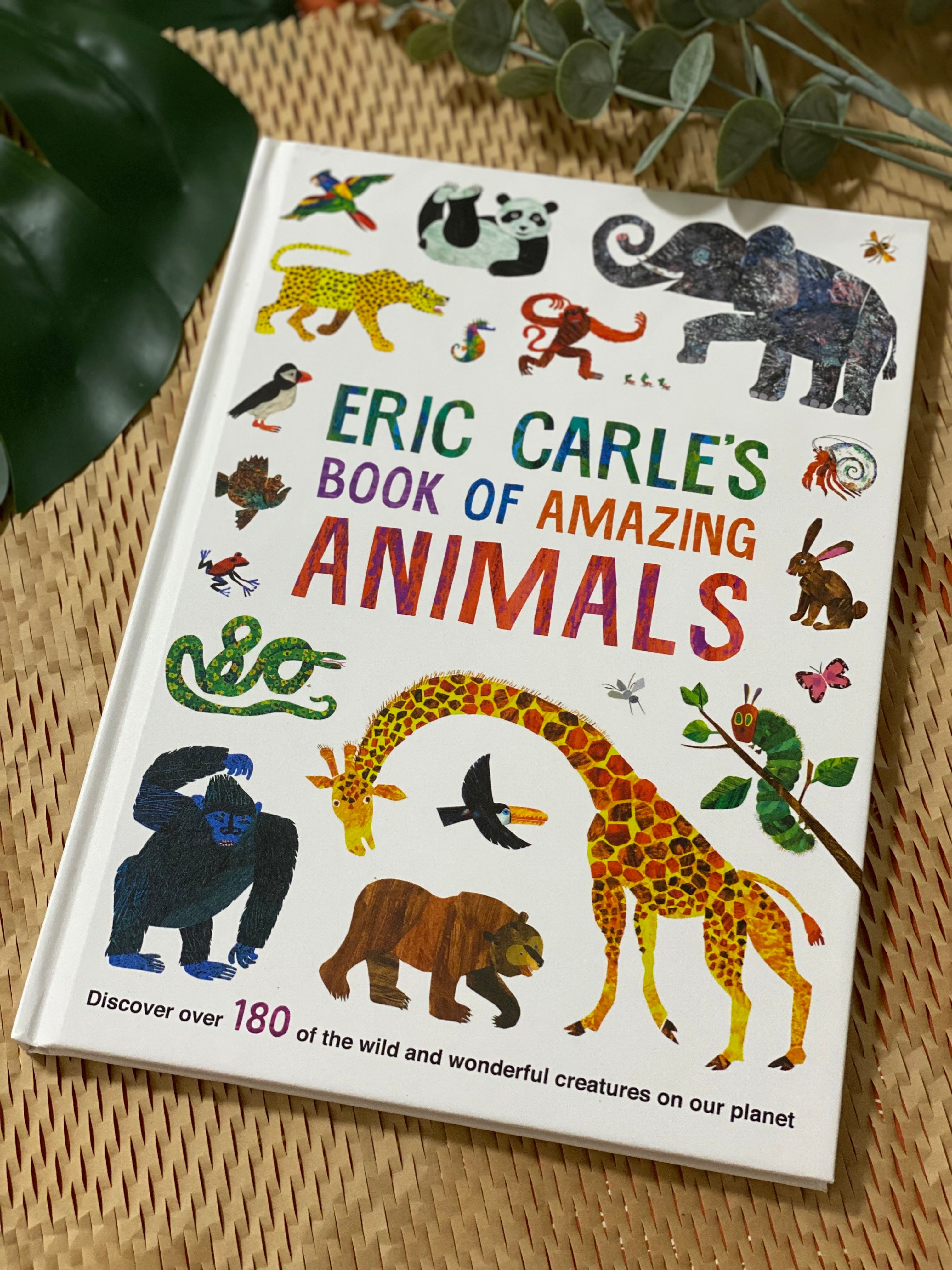 くつろぎカフェタイム 英語絵本Eric carle's book of amazing ANIMALS