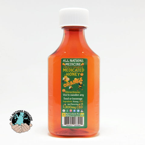 All Nations Orange CBD Honey 1300mg