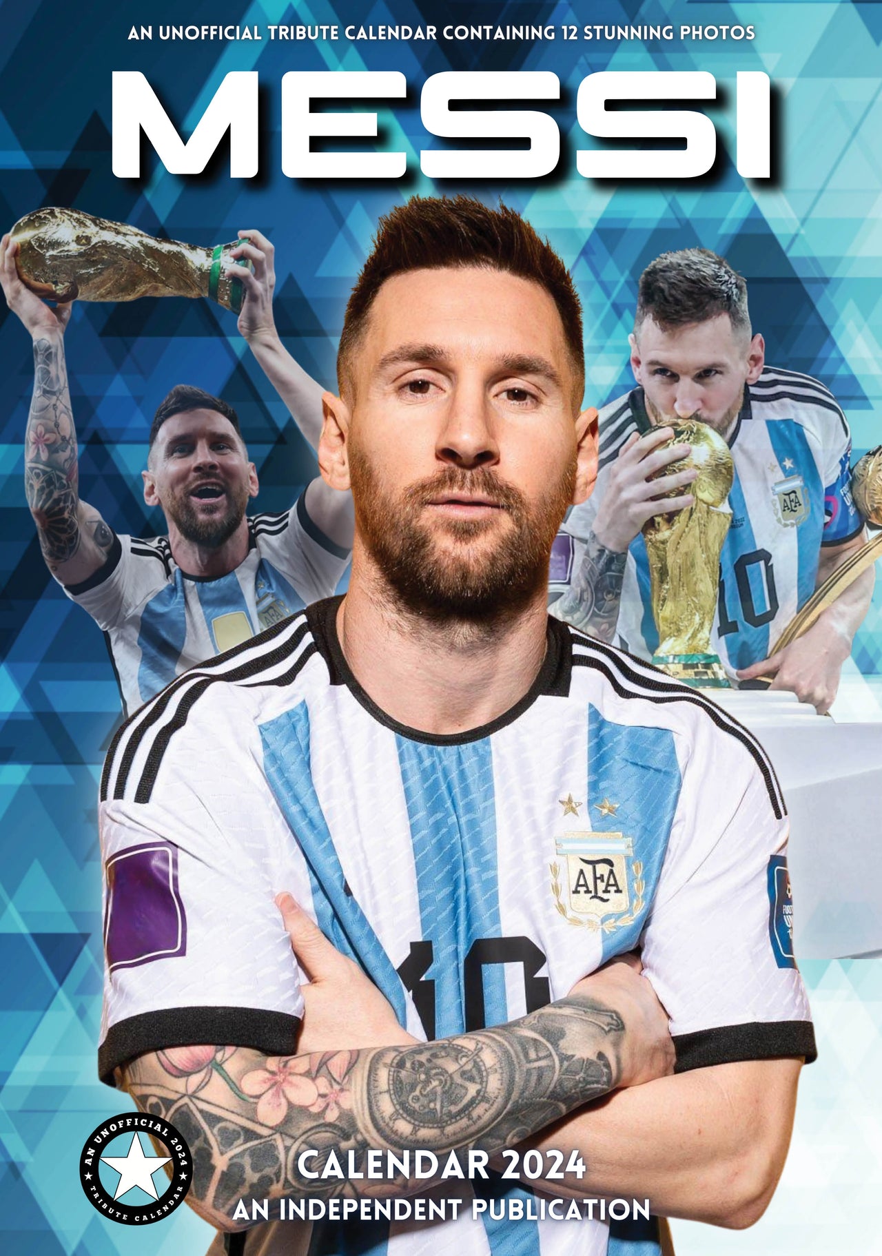 2024 Lionel Messi A3 Wall Calendar