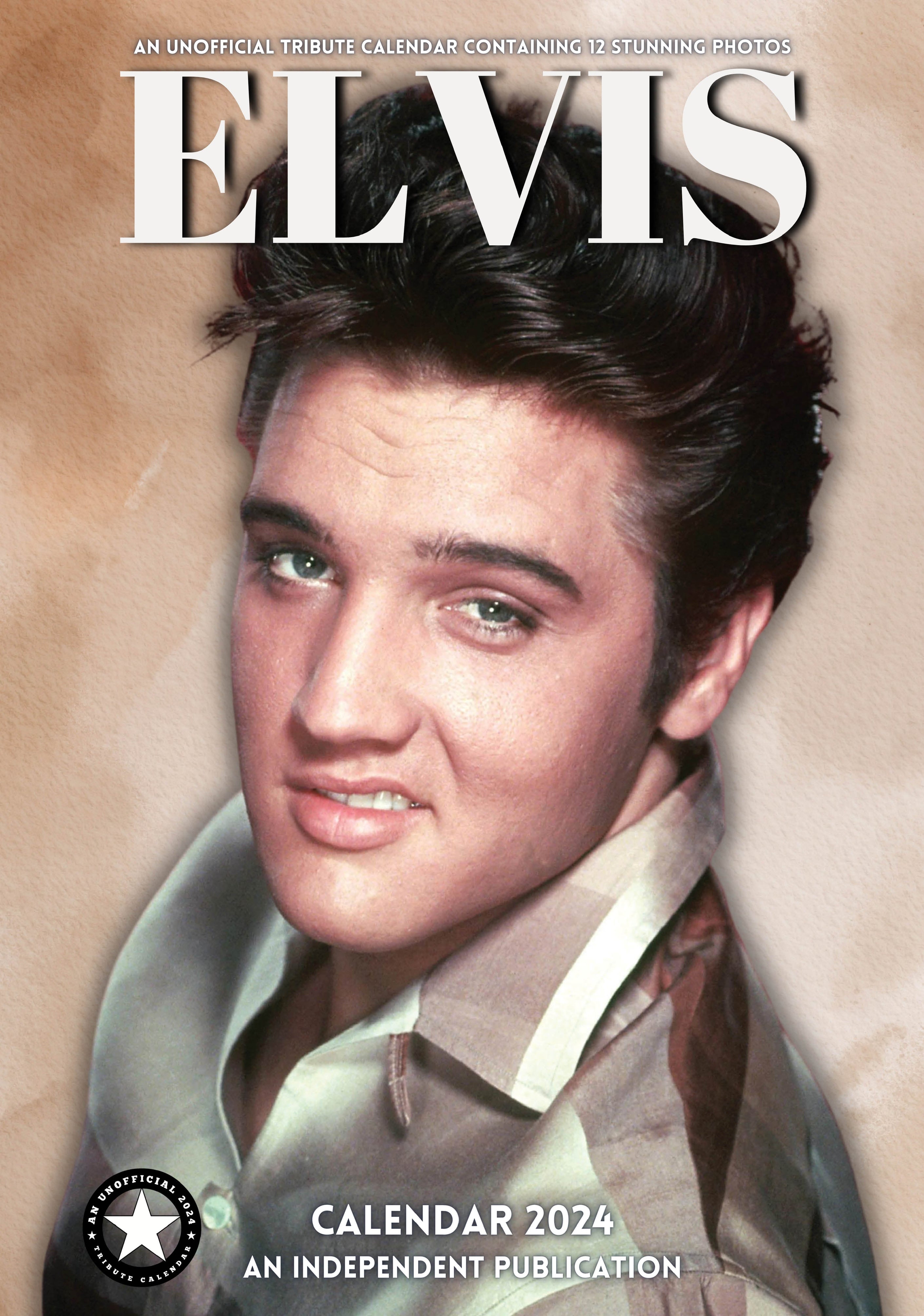 2024 Elvis Presley A3 Wall Calendar Music Celebrities Calendars by