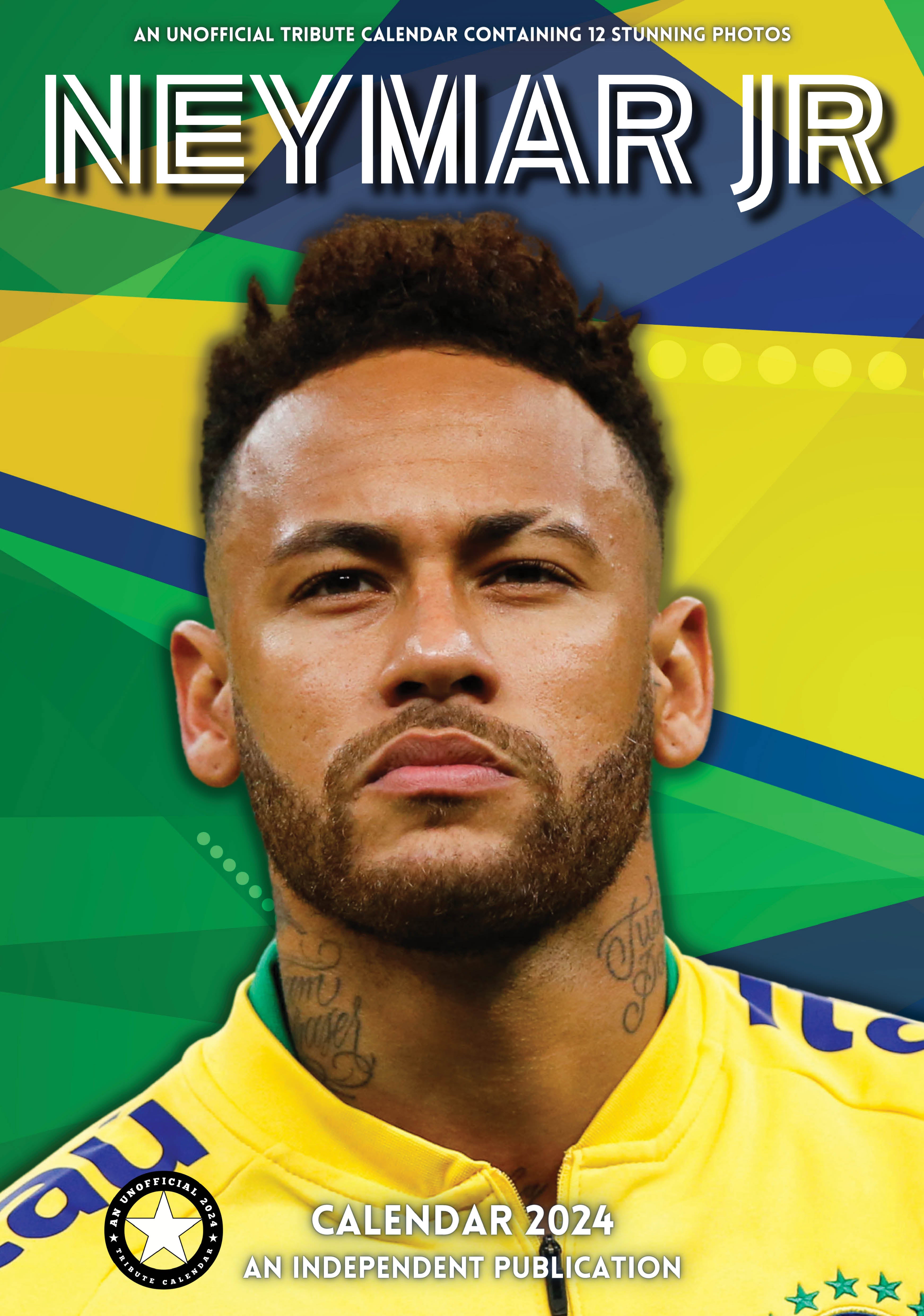2024 Neymar A3 Wall Calendar