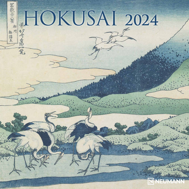 2024 Hokusai (Neumann) Square Wall Calendar Art Calendars