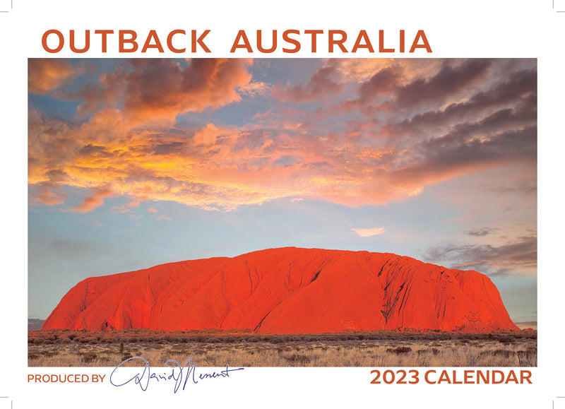2023 Outback Australia by David Messent - Horizontal Wall Calendar