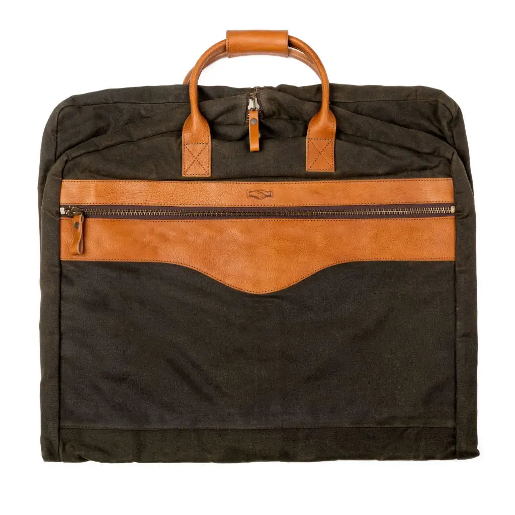 Waxed Canvas Garment Bag