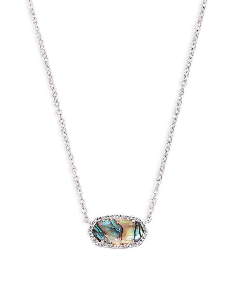 Kendra Scott Grayson Silver Pendant Necklace In Dichroic Glass – Smyth  Jewelers