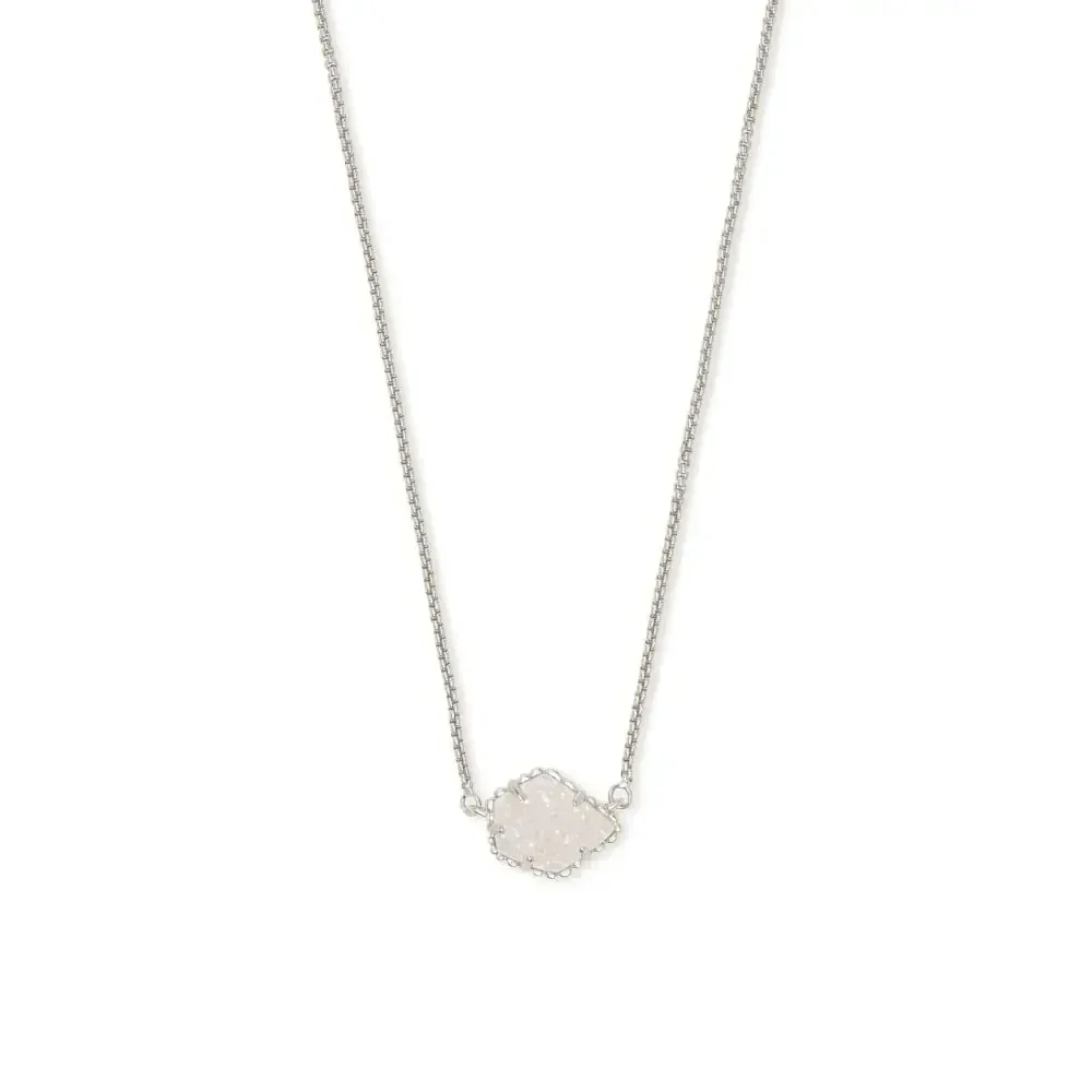 KENDRA SCOTT Elisa Unicorn Bright Silver Pendant Necklace in Dichroic Glass  NWT | eBay
