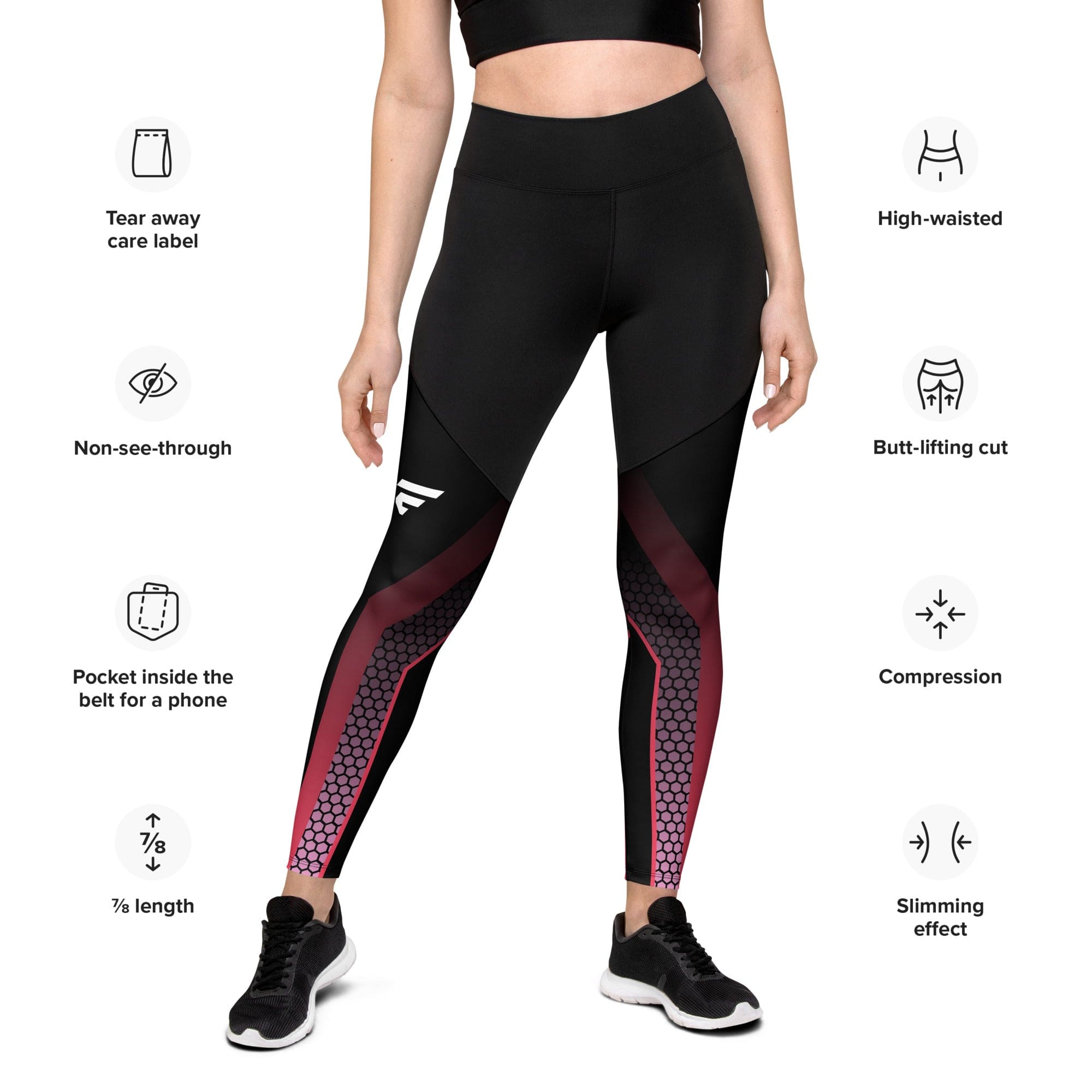 Fire High-Waisted Crossover Leggings With Pockets – Ministry of Sweat