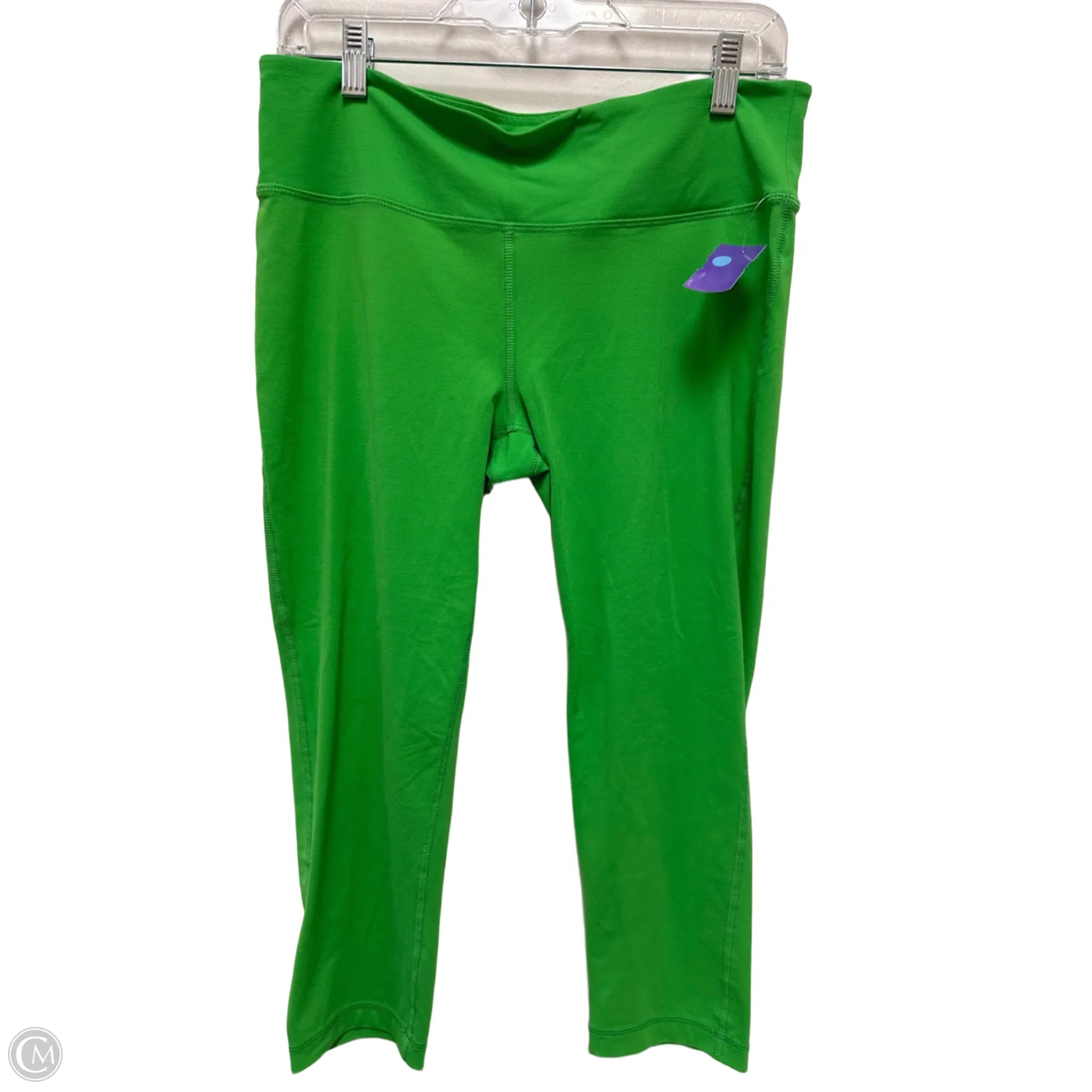 Athletic Leggings By 90 Degrees By Reflex In Green, Size: L