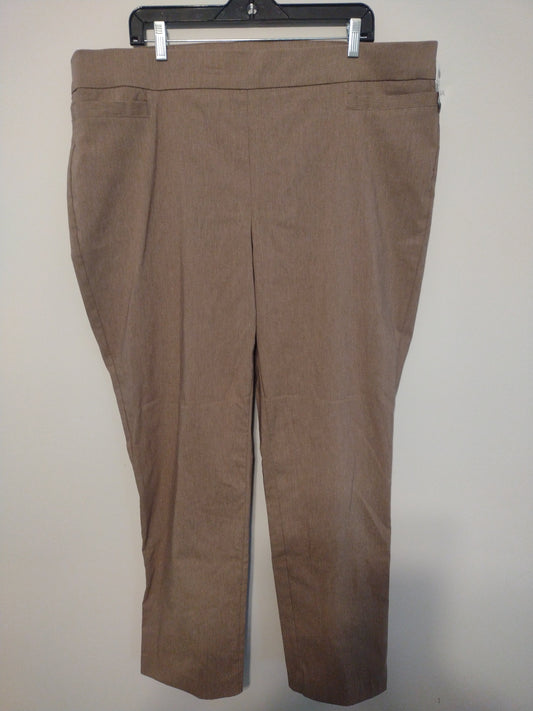 Kim Rogers Super Stretch Straight Leg Pants With Tummy Control Women's Size  8
