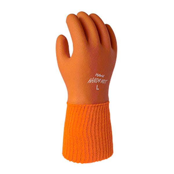 ハイブリッドハンディホット手袋 5双 mci とろけるほどのしなやかさ！ 保温性抜群 長いジャージ部で手首暖か 作業用手袋 ミエローブ 通販 