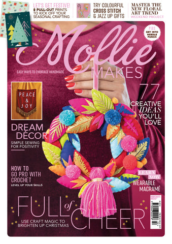 mollie makes cover issue 122