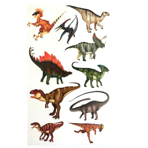 Giant Surface Stickers 10 different dinosaurs – Dinosaurs Galore